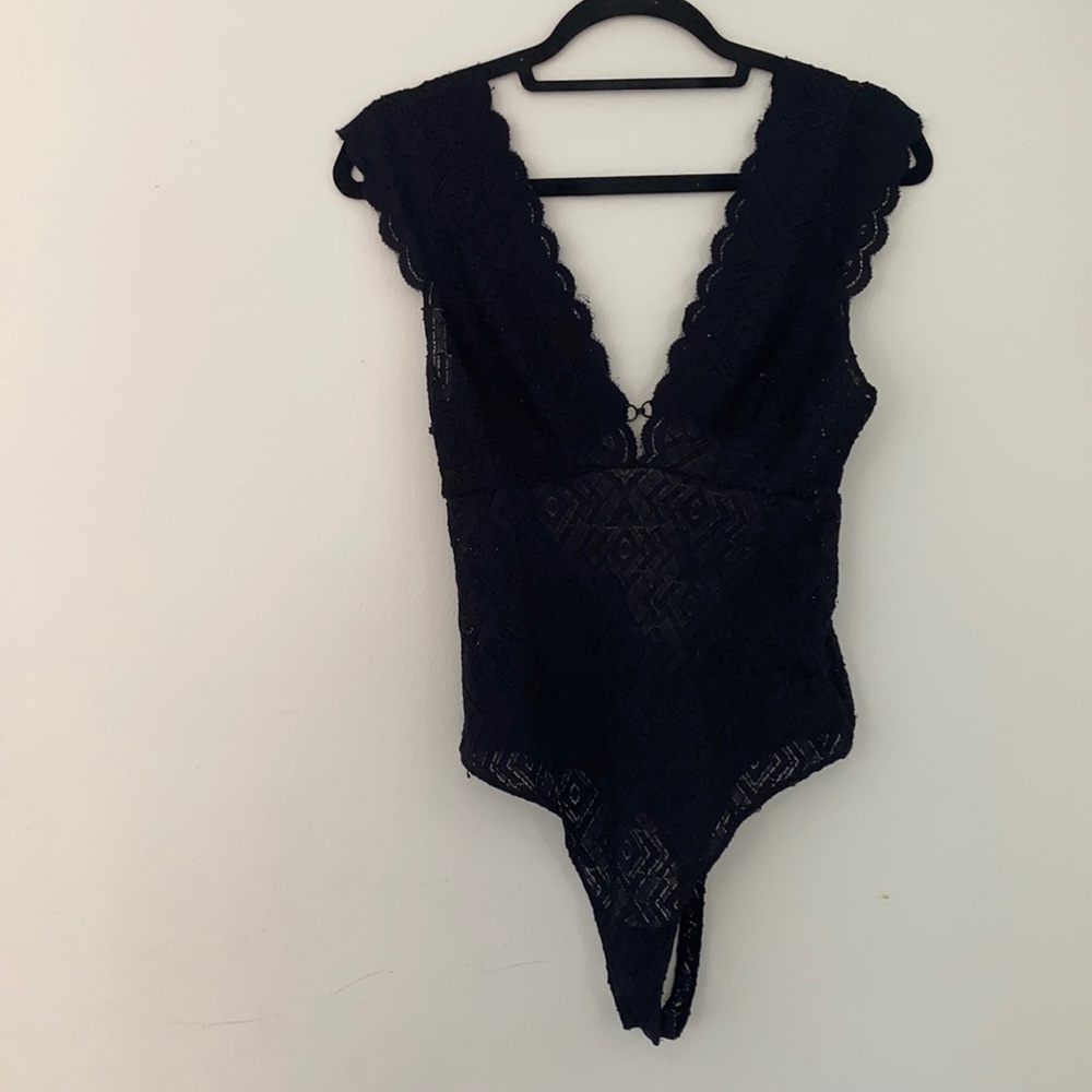 Black free people bodysuit